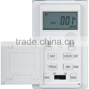 UL Approval 7-day Heavy Duty Digital In-wall Timer Single Pole Relay Control With Neutral 120VAC 60HZ thumbnail-1