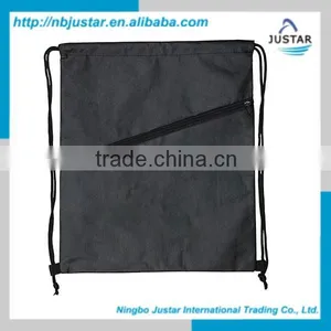 Big Promotional Polyester Fabric Economically Priced Custom Logo Printed Cheap Backpack Bag Drawstring thumbnail-3