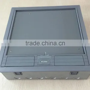 Electrical Floor Box/Floor Outlet Box/under Floor Service Box With 13A SWITCHED SOCKET PLATES thumbnail-2