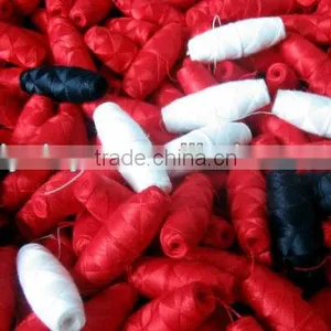 100% Multihead Embroidery Schiffli Bobbin Thread Cocoon Yarn thumbnail-1