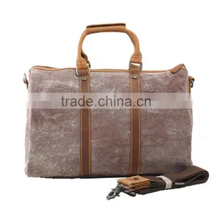 China Supplier Wholesale Quilted Duffle Bags Personalized Tote Bags Leather Luggage Tag thumbnail-1