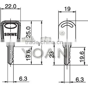 Door Magnetic Lock of Rod Control Lock thumbnail-2