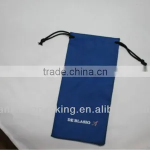 Custom Microfiber Drawstring Double Pull Pouch thumbnail-1