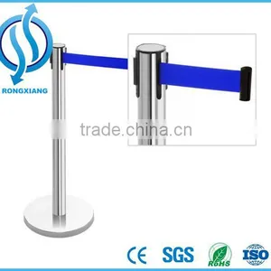 Black Double Line Retractable Belt Barrier thumbnail-4