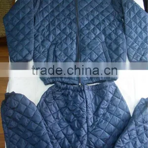 Blue Mens Breathable Cotton for Winter Coverall Separated Workwear Uniform Jackets thumbnail-1