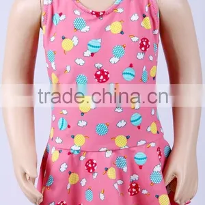 Cute Toddler Girls Monokini uv Kids Swimwear for Girls One Piece thumbnail-4