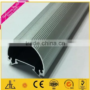 Any Shape Customized 300mm Diameter Aluminium Tube / Aluminum Split Tube thumbnail-1