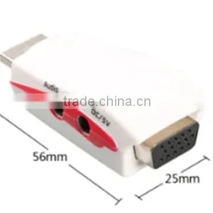 Short HDMItoVGA Adapter 1080p thumbnail-1