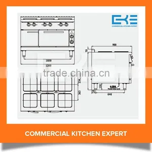 2016 Competitive Prices 6 Burner Electric Cooker Oven Hot Plate Stove Oven thumbnail-3