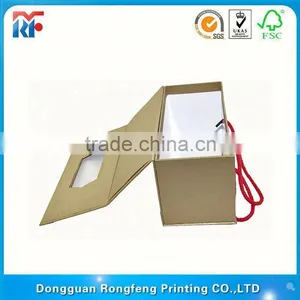 Paper Wine Box With Lid Template thumbnail-1