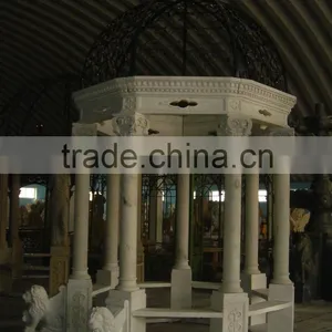 Full Handmade European Style Gazebo & Pavilion Natural Stone Kiosk thumbnail-4