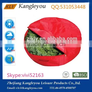 China New Product Big Round Christmas Tree Storage Bags thumbnail-1