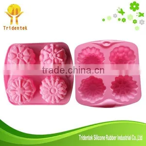 Baking Tools Flower Shaped Silicon Molds Cake Decorating thumbnail-1