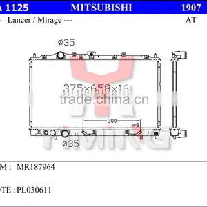 Auto Radiator for Mitsubishi Lancer Mirage 95 AT MR187964 thumbnail-1