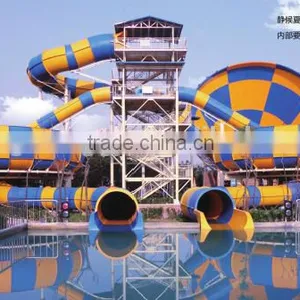 Hot Sale Big Tornado Fiberglass Water Slide Water Park Equipment for Sale-Wangming International thumbnail-2