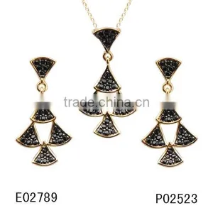 Zircon Jewelry Set&Zircon Silver Necklace/Earring Set Made With Gemstone Jewelry Elements thumbnail-5