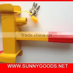 High Quality Steel Security Car Wheel Clamp Lock&steering Wheel Lock thumbnail-3