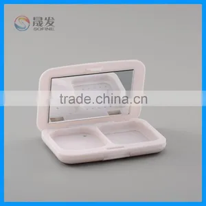 Empty Square Compact Powder Case,empty Compact Case Cosmetics Packaging thumbnail-4