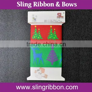 Custom Christmas Ribbon on Card For Retail thumbnail-1