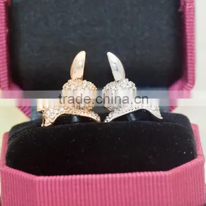 Rhinestone Dust Plug Luxurious Rabbit Earphone Dust,promotion Gift A48 thumbnail-2