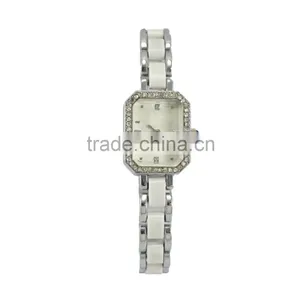 New Models Fashion Square Silicone Band Diamond Watch Women Bracelet thumbnail-2