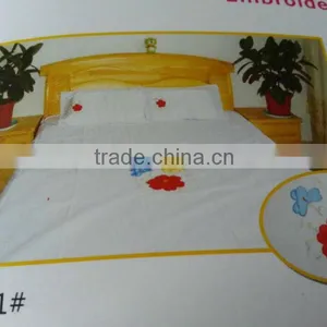 2015 New Fashable Bedding Sheet 100% Polyester With Embroidery thumbnail-3