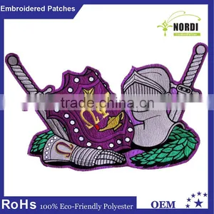 Hot Sale Backing Wholesale Embroidered Patches for Garment no Minimum thumbnail-2