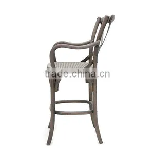 Multifunctional High Back Living Room Chairs French Style Dining Bar Chair thumbnail-1
