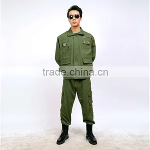 Outdoor Leisure Suit Overalls for Men Green Cotton-padded Jacket thumbnail-1