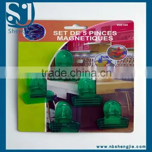 Trade Assurance Plastic Money Clip,paper Clip,Branded Paper Clips/house Type Colorful Fashion Plastic Binder Clip thumbnail-1