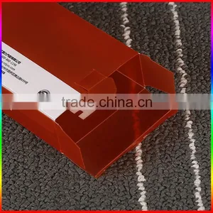 Custom Red PVC Packaging Box With White Printing thumbnail-4