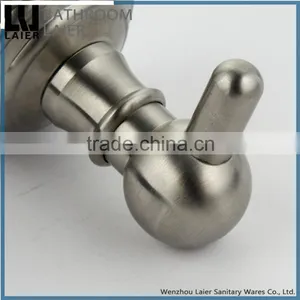 No.13135 Wholesale Prices Modern Bathroom Stainless Steel Brush Nicked Wall-Mounted Bathroom Accessories Robe Hook thumbnail-4