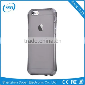 High Quality Cell Phone Soft Prevent Yellowing Transparent TPU Back Cases Cover For Iphone 6 6S 6 Plus thumbnail-3