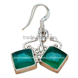 Jewellery Supplier Vintage Black Diamond For Men Silver Earrings thumbnail-1