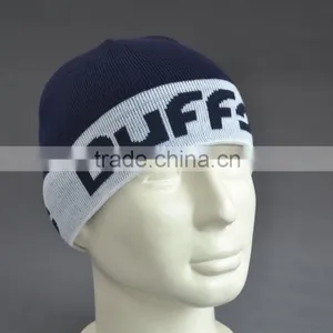 BSCI Audit 100% Acrylic Custom Winter Beanie Hat With Jacquard Logo thumbnail-6