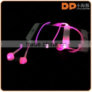 Newest Patent Product Color Change LED Earphone Headphone for Iphone thumbnail-5