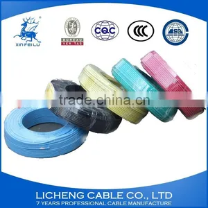 Hot Sale China Manufacturer Blue House Wiring Copper Core PVC Insulated Flexible Wire and Cable -BVR(16mm2) thumbnail-6