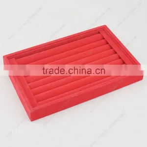 Red New Design Display Velvet Jewely Ring Box thumbnail-1