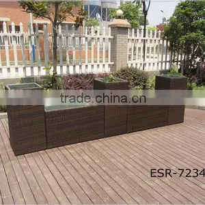 Outdoor Alum Frame Flower Pot Stand thumbnail-3