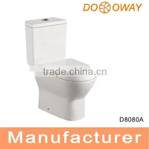 Western Style Bathroom Sanitary Ware Ceramic European Market Toilet D8080A thumbnail-1