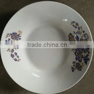 Plate Soup Ceramic New Decor , 8"soup Plate for Peru ,porcelain Ware Plate thumbnail-1