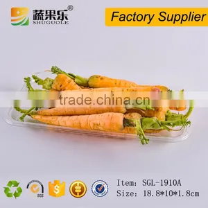 Disposable Plastic Fruit Vegetable Tray for Supermarket thumbnail-1