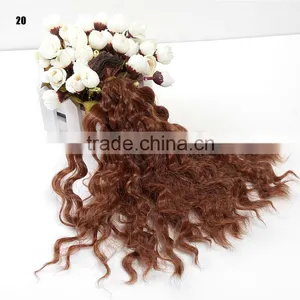 Natural Brown Curly Hair Weaving for Braiding thumbnail-2