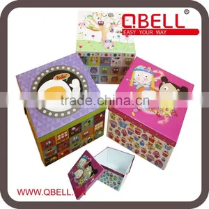 Foldable Storage Paper Box / Living Room Storage Box thumbnail-1