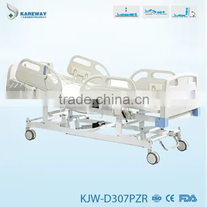 Cheap Adjustable Mechanical Al-alloy Side Rails Hospital Bed for Paralyzed Patients thumbnail-1
