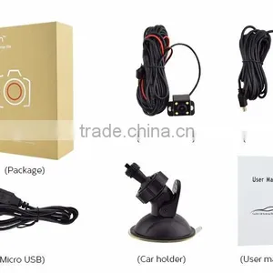 Hot 4.0 Inch Big Screen Car Black Box Dual Camera Dvr Driving Recorder thumbnail-6