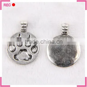 Dog Paw Shaped Modern Pendant, Zinc Alloy Design Your Own Pendant thumbnail-1