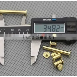 Brass Plated Hollow Set Rivets thumbnail-5
