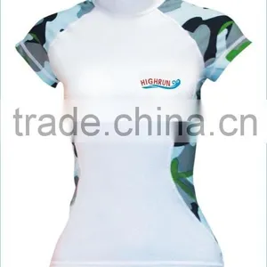 Camo Good Shape Sleeveless Sun Protection Rash Shirt thumbnail-1