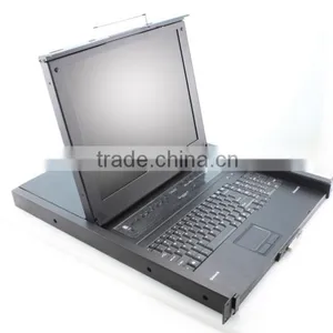 EDNSE 19inch Rack 1u LCD KVM Monitor thumbnail-1